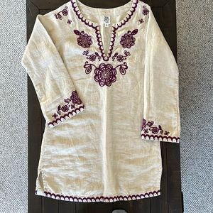 Women’s IVY JANE embroidered tunic Dress sz S